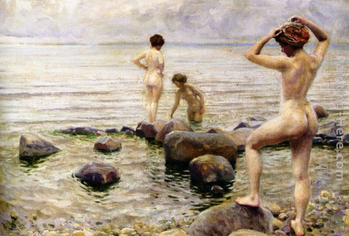 Paul Gustave Fischer Bedende Kvinder